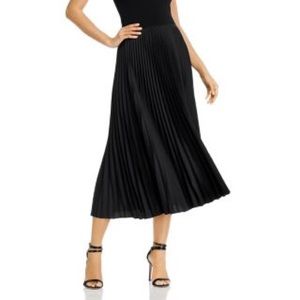 Babaton Black midi skirt